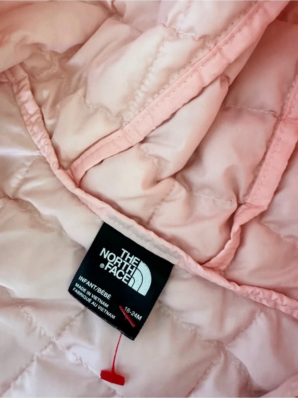 The North Face light pink